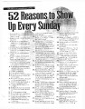 52 Reasons To Show Up Every Sunday